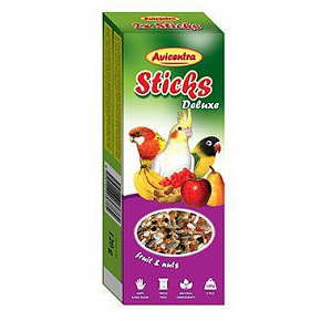 Avicentra pałeczki dla małych papug - owoce+orzechy 2 szt.