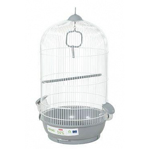 Klatka dla ptaków PRIMO Carmen 40cm biała/szara Zolux