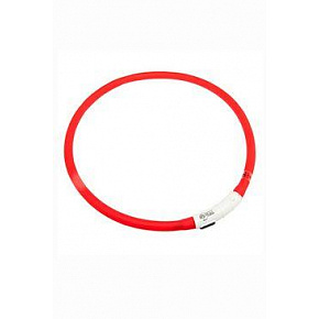 Obroża USB Visio Light LED ładowalna 70cm czerwona KAR