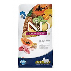Farmina N&D dog TROPICAL SELECTION (AG) adult mini, jagnięcina 1,5 kg
