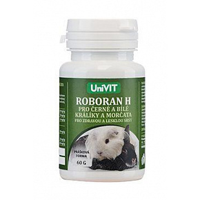 Roboran H dla czarnych i białych królików oraz świnek morskich 60g