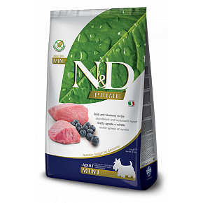 N&D PRIME DOG Adult Mini Jagnięcina & Borówka 7kg