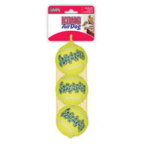 Zabawka Kong Dog SqueakAir Piłka z piszczałką tenis, guma wulkanizowana, XS (3 szt./op.)