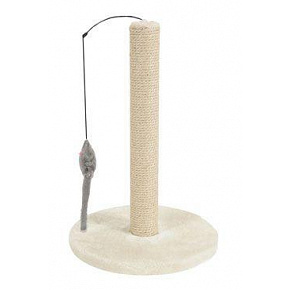 Drapak słupek z zabawką beżowy 48cm Zolux