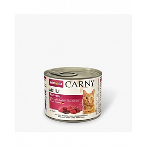 Animonda CARNY® cat Adult wołowina i serca z indyka opak. 6 x 200 g puszka