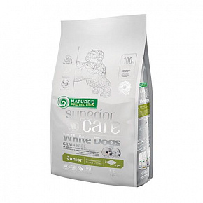 Natures P Superior care white dog GF junior white fish small&mini 1,5 kg Natures P Superior care white dog GF junior white fish small&mini 1,5 kg