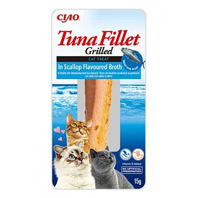 Churu Cat Filet z Tuńczyka w Bulionie o Smaku Przegrzebków 15g
