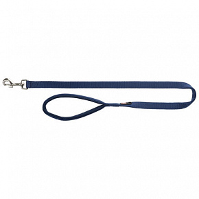 Smycz PREMIUM z wypełnioną rączką - indigo Smycz PREMIUM z wypełnioną rączką - indigo