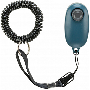 Clicker delikatny mechanizm z dźwiękiem do treningu, z paskiem