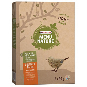 VL Kula tłuszczowa Gourmet, z owadami 6x90 g, bez siatki