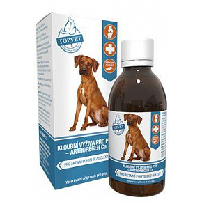 Suplement diety na stawy Artroregen Ca syrop dla psów TOPVET 200ml