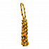Bawełniany węzełek 33 cm, neonowy pomarańczowy/czarny/żółty, HipHop Dog ROPE