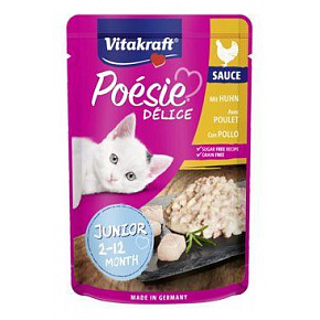 Vitakraft Cat Poésie Délice Sauce saszetka junior kurczak.85g