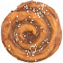 DentaFun Chewing Pie, ciastko do żucia z bawolej skóry [50 szt.], o 9 cm / 70 g
