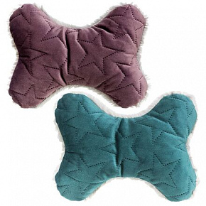 Xmas Bone - kość, zabawka dla psów, 20 cm, aksamit/plusz, jagodowy/petrolowy Xmas Bone - kość, zabawka dla psów, 20 cm, aksamit/plusz, jagodowy/petrolowy