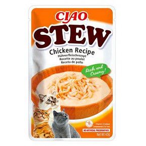 Inaba CIAO Stew Cat Saszetka Kurczak 1 szt. 40 g Inaba CIAO Stew Cat Saszetka Kurczak 1 szt. 40 g