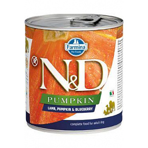 N&D DOG PUMPKIN Adult Lamb & Blueberry 285g N&D DOG PUMPKIN Adult Lamb & Blueberry 285g