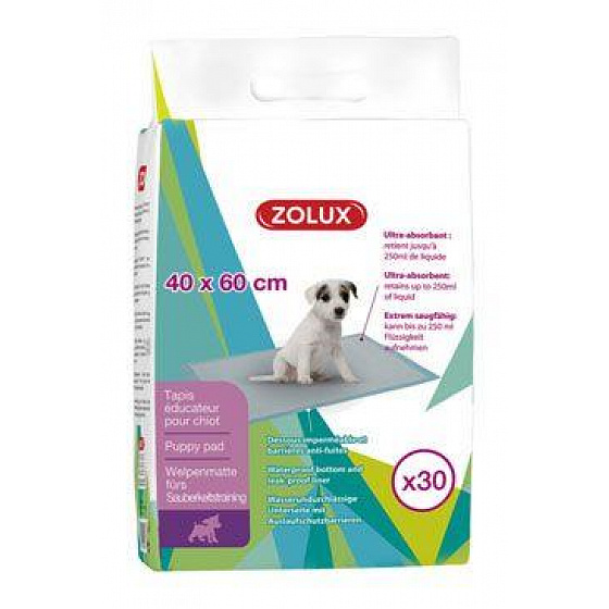 Podkładka dla szczeniąt 40x60cm ultra absorbent opak. 30 szt. Zolux