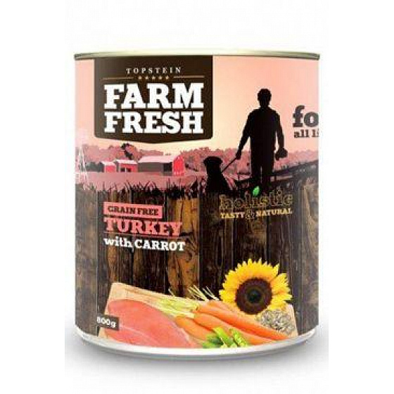 Farm Fresh Dog Turkey with Carrot puszka 800g