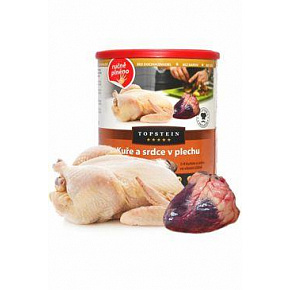 Topstein Kurczak i serca w puszce 800g