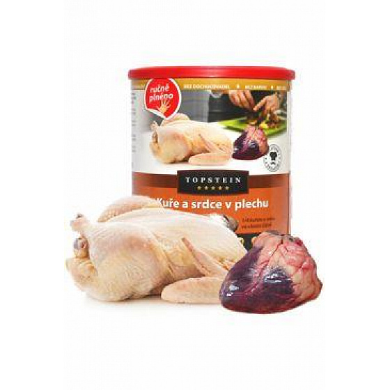 Topstein Kurczak i serca w puszce 800g