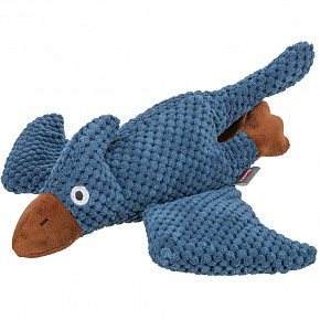 Be Eco Pterosaurus, zabawka dla psów, z dźwiękiem, 30 cm, poliester, niebieski/brązowy
