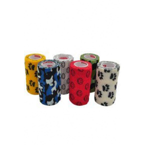 Bandaż elastyczny. CoPoly 10cm x 4,5m MIX NADRUK 12szt