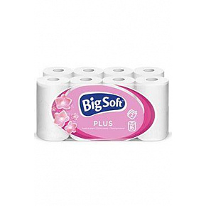 Papier toaletowy Big Soft Plus 2-warstwowy 16 sztuk