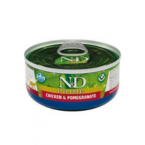 N&D CAT PRIME Adult Kurczak & Granat 70g