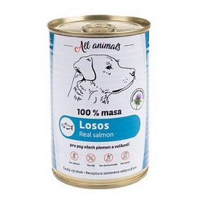 All Animals DOG konserwa. Łosoś mielony 400g
