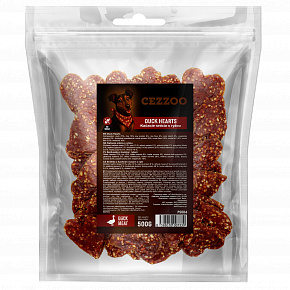 CEZZOO SNACK Serduszka kacze 500g CEZZOO SNACK Serduszka kacze 500g
