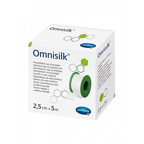 Plaster Omnisilk 2,5 cm x 5 m/1 szt.