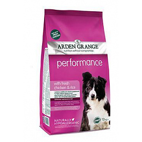Arden Grange Dog Adult Perf. z świeżym Kurczakiem&Ryżem12kg