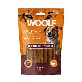 WOOLF WildDog przysmak Twister Ostrich 100g