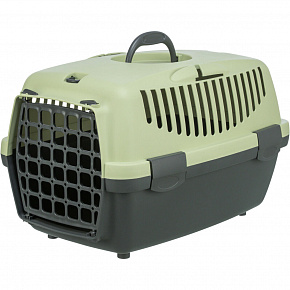 Transportní box CAPRI I, XS: 32x31x48cm (max. 6kg), tmavě šedá/pastelově zelená Transportní box CAPRI I, XS: 32x31x48cm (max. 6kg), tmavě šedá/pastelově zelená