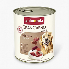 Animonda GRANCARNO® dog adult kaczka opak. 6 x 800g puszka