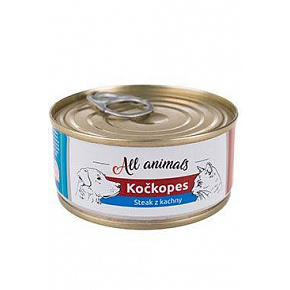 All Animals kotopies konserw. Stek z kaczki 100g