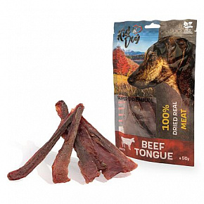 KIDDOG SUPER PREMIUM 100% język wołowy, cienkie plastry 50 g