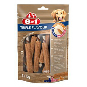 Przysmak 8in1 Flavours Triple Flavour Ribs 113g/6szt.