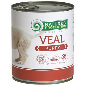 Natures P KONSERWA dog puppy cielęcina 800 g