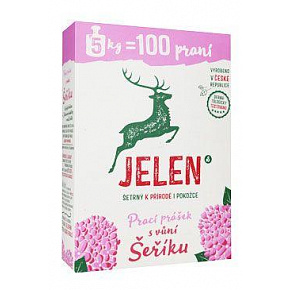 Proszek do prania Jelen Bez 100 prań, 5kg BOX Proszek do prania Jelen Bez 100 prań, 5kg BOX