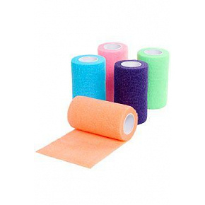 Bandaż elastyczny. Vet-Flex 10cm x 4,5m mix kolorów 10 szt. Bandaż elastyczny. Vet-Flex 10cm x 4,5m mix kolorów 10 szt.