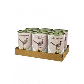 BOHEMIA MASO Bażant we własnym sosie SIX PACK 6x800g