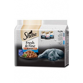 Sheba saszetka Fresh&Fine wybór rybny 15x50g
