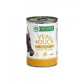 Natures P KONSERWA dog adult Cielęcina & Kaczka mała rasa 400 g
