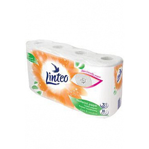 Papier toaletowy Linteo Satin 3-warstwowy 8 szt.