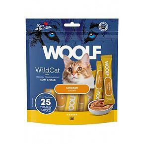 WOOLF WildCat Cream Regular Chicken 25x14g WOOLF WildCat Cream Regular Chicken 25x14g