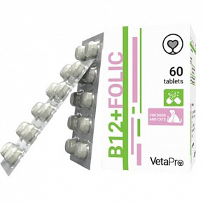 VetaPro B12 + Folic 60 tabl. VetaPro B12 + Folic 60 tabl.