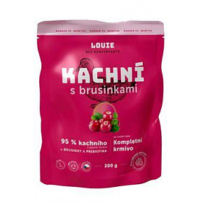 Louie Dog kieszonka Kaczka z żurawiną 300g