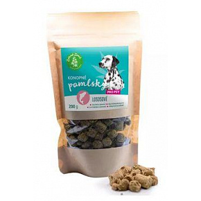 Przysmaki konopne dla psów z łososiem 200g
